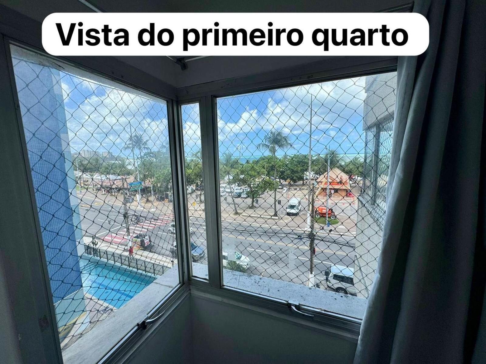 Apto 302 - Linda Vista à Beira Mar Na De Pajuçara Em Com Tela De Proteção Apartamento *