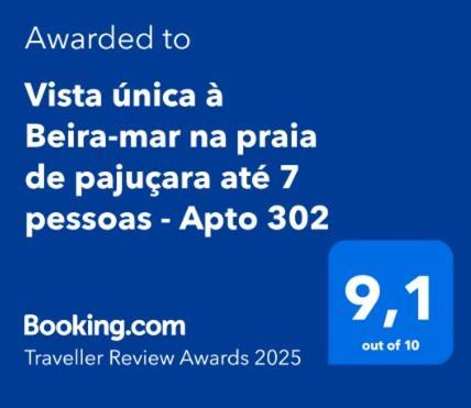 Apto 302 - Linda Vista à Beira Mar Na De Pajuçara Em Com Tela De Proteção Maceió